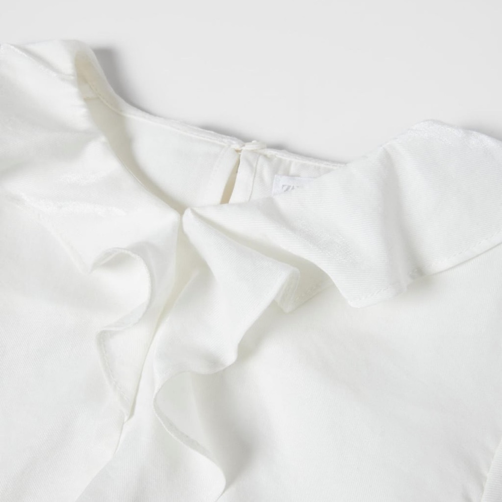 Zara Fluid Ruffled Blouse - Picture 3 of 9